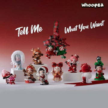 POP MART Skullpanda Tell Me What You Want Series Figures, Blind Box, Christmas Theme