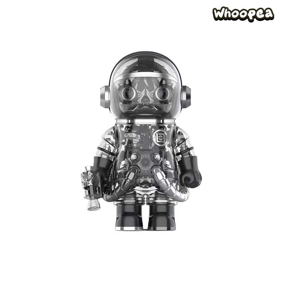 MEGA SPACE MOLLY 400% CLOT-Black Alienegra & ''IN SPACE'' 3D Painting