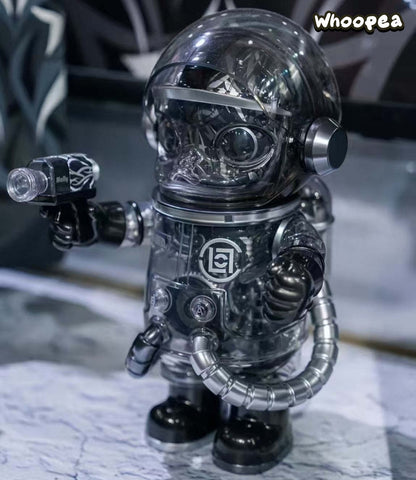 MEGA SPACE MOLLY 400% CLOT-Black Alienegra & ''IN SPACE'' 3D Painting