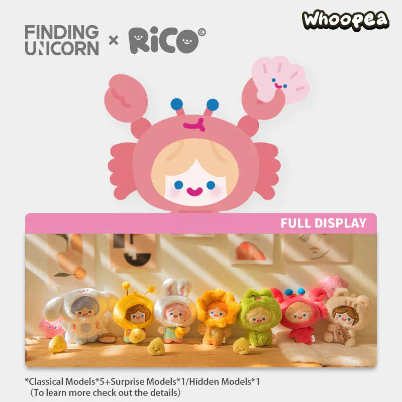 CELL RiCO Happy Fluffy Series Plush Dolls, Blind Box
