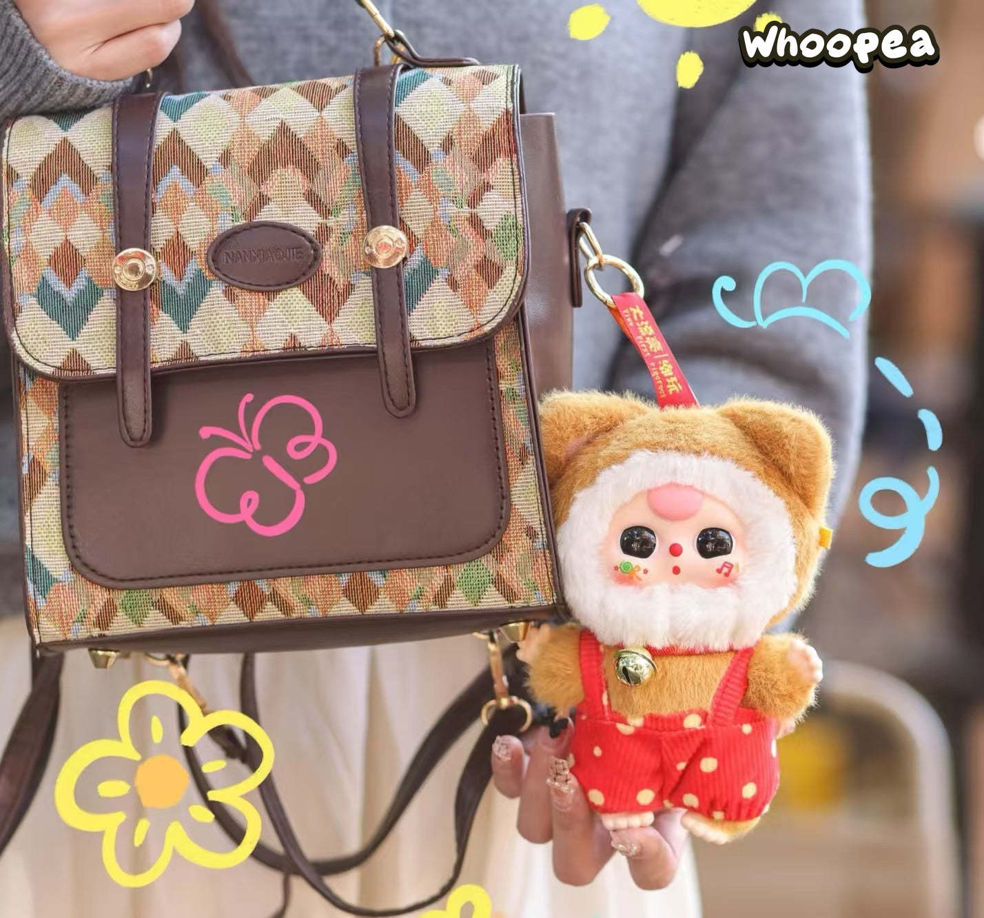 Baby Three Billionaires Cat Series Plush Dolls, Blind Box