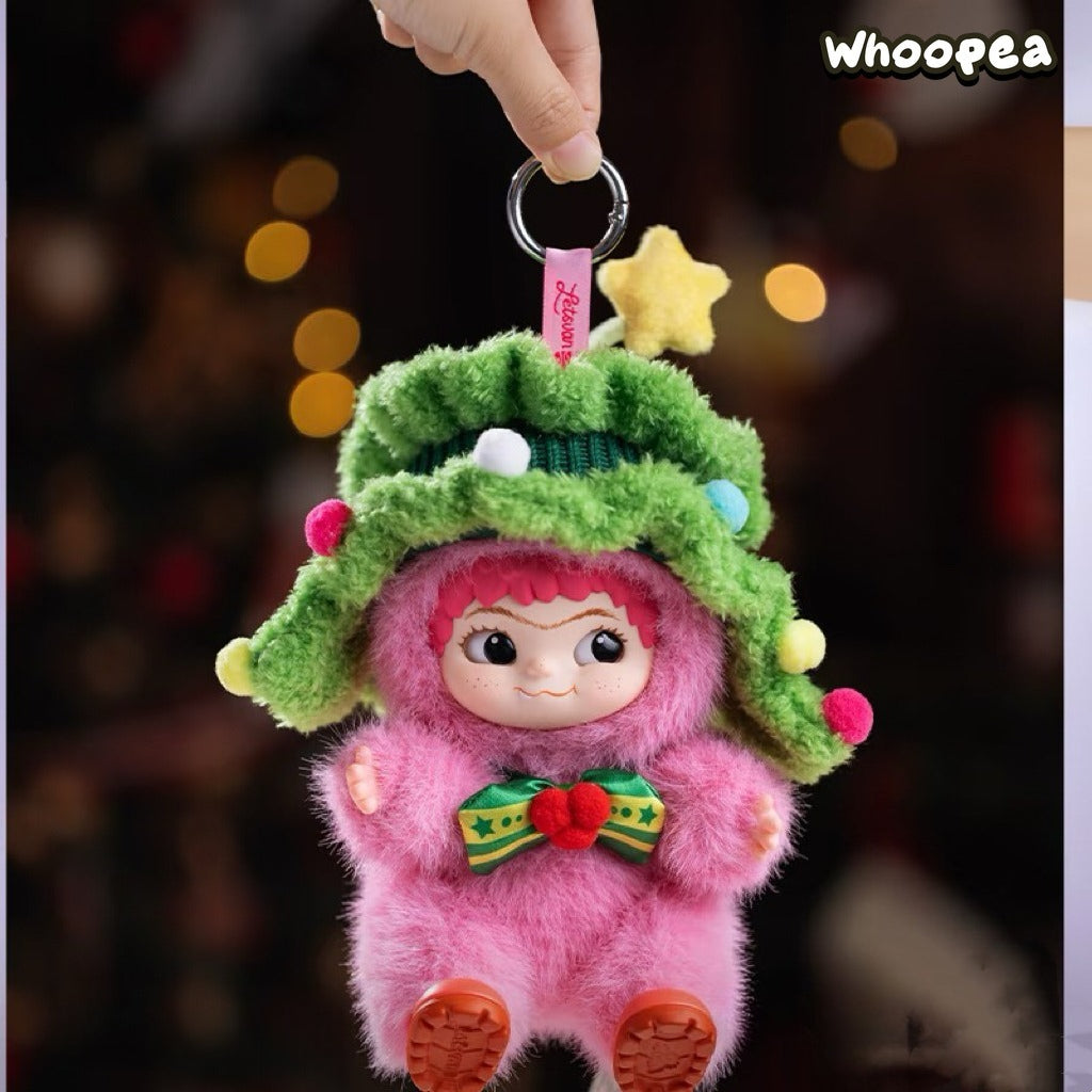 WAKUKU Santa Cutie in Pink Series Vinyl Plush Limited Figure