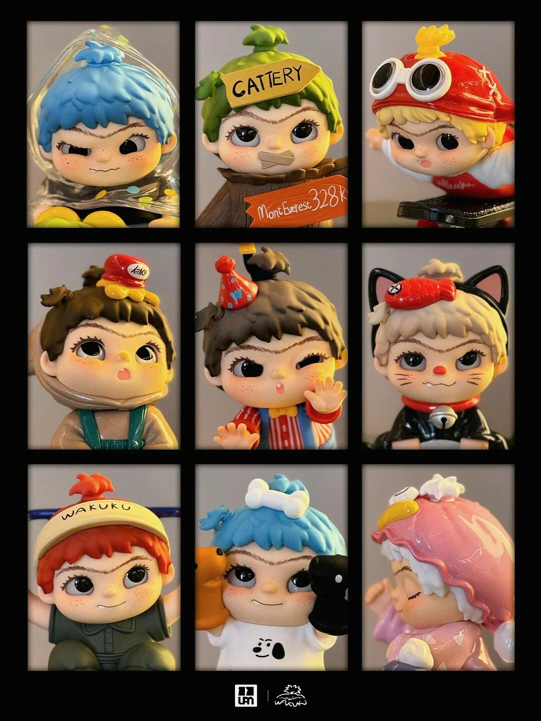 Wakuku Back To Childhood Series Figures, Blind Box